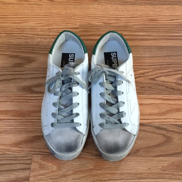NWT Golden Goose Green Superstar Sneakers. Size 36 - Picture 3 of 8